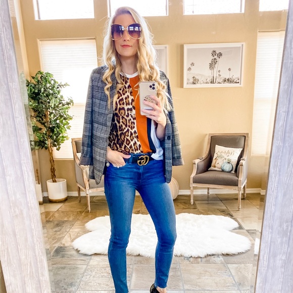 Michael Stars plaid blazer size small - Picture 2 of 7